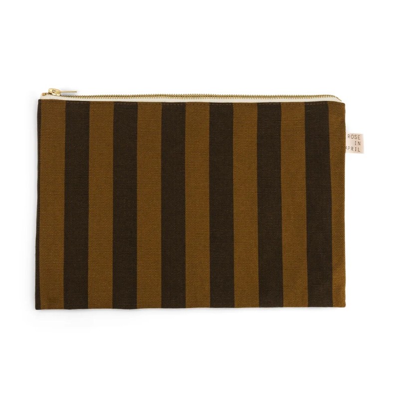 Pochette Lilli Stripes Black Cumin