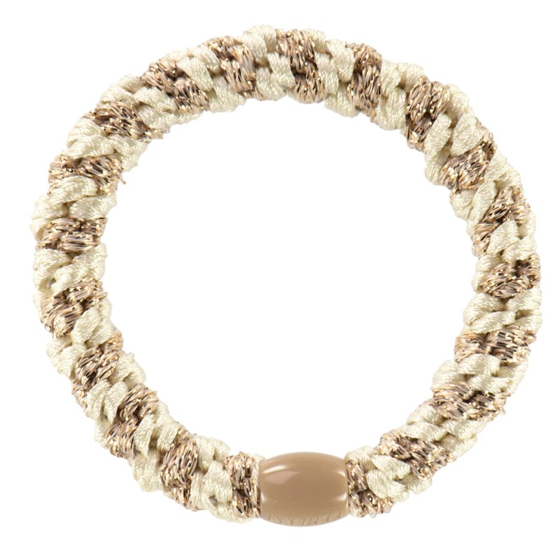 Kknekki Ivory-Beige Glitter Stripe