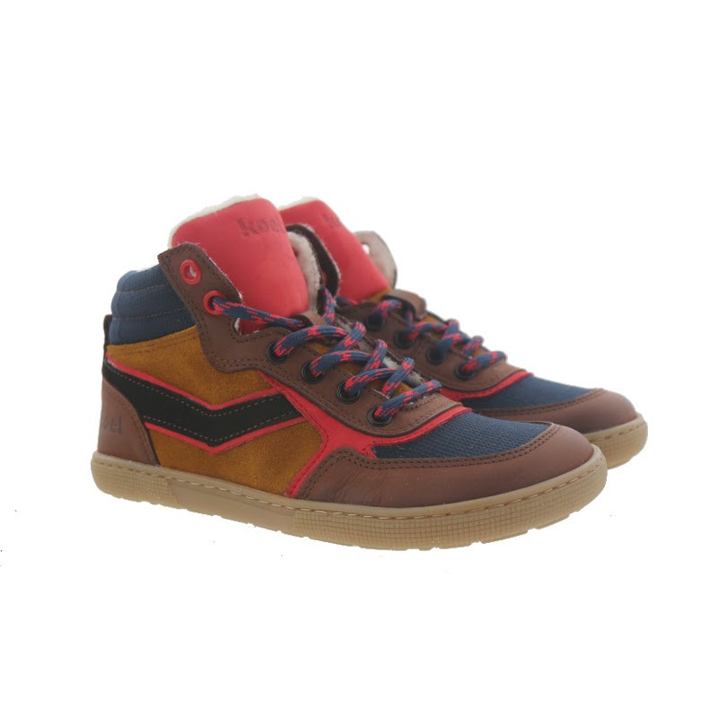 High Sneakers JUNGS - Chocolatte