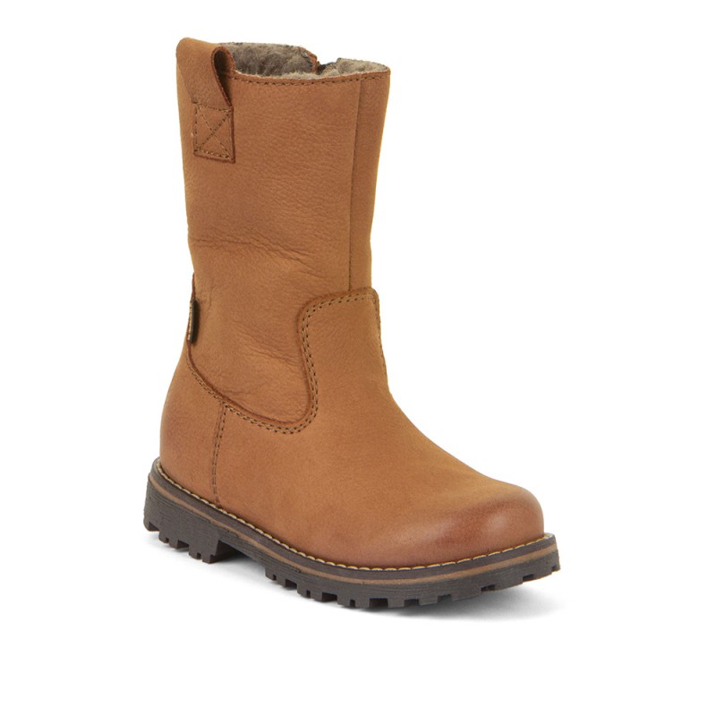 Wasserdicht Winterstiefel Maxine TEX/Wolle - Cognac