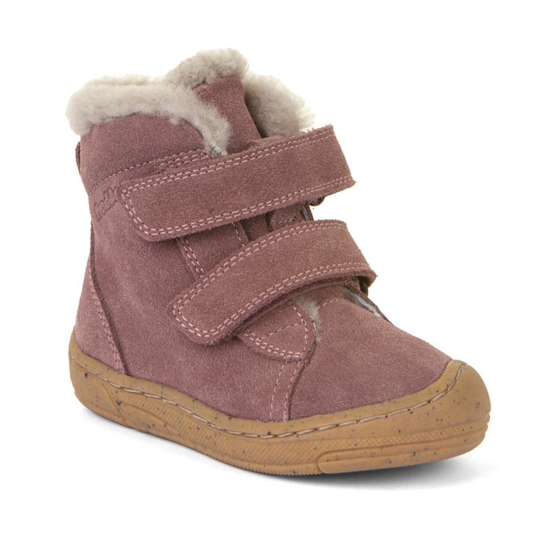 Little Winter Mini Suede Velcro - Rosa