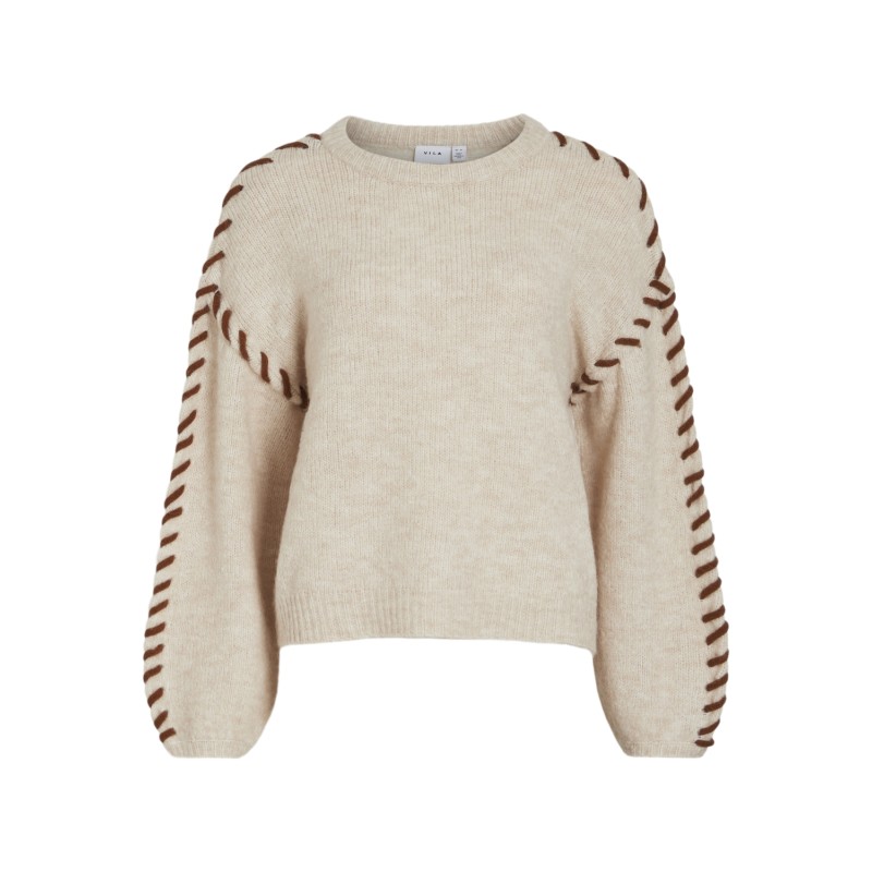 Vihaddie Pullover - beige