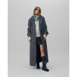 Visaia L/S Coat - Black Beuty Egret